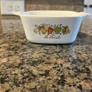 This is a 5 1/4 spice of life Corning ware dish